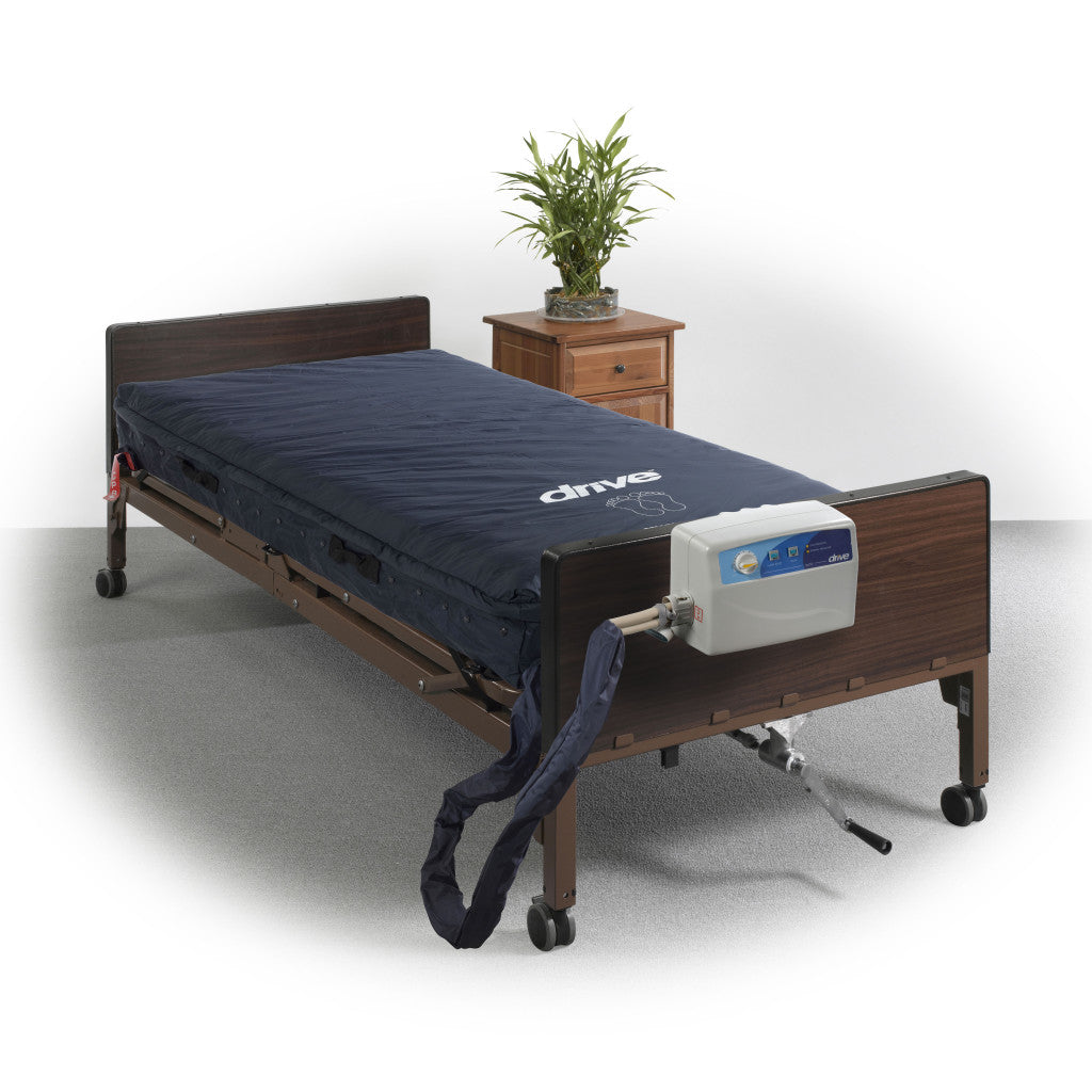 Drive Medical Med-Aire Assure 5″ Air + 3″ Foam Base Alternating Pressure and Low Air Loss Mattress System