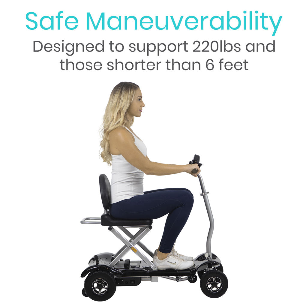 Folding Mobility Scooter (220lb Weight Capacity)