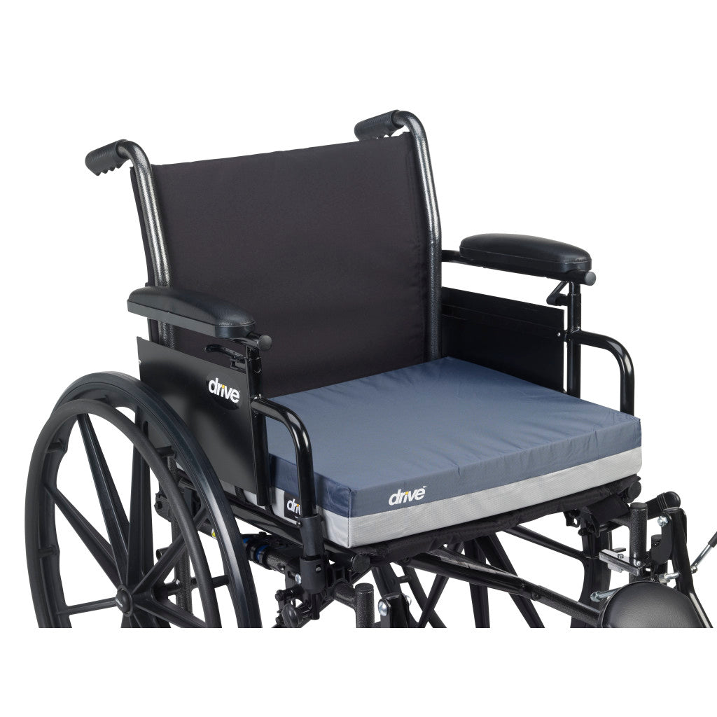 Gel "E" Skin Protection 3" Gel/Foam Wheelchair Cushion