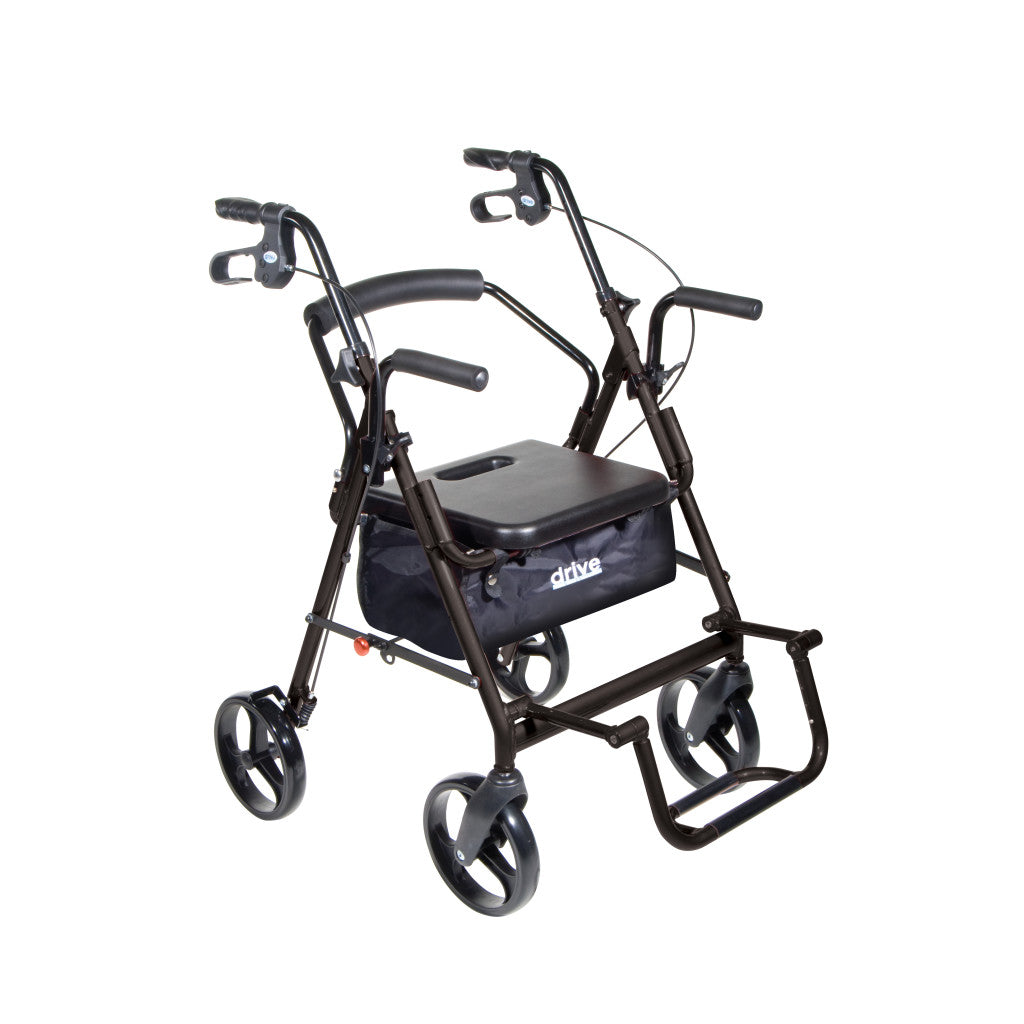 Duet Rollator/Transport Chair, 8" Casters