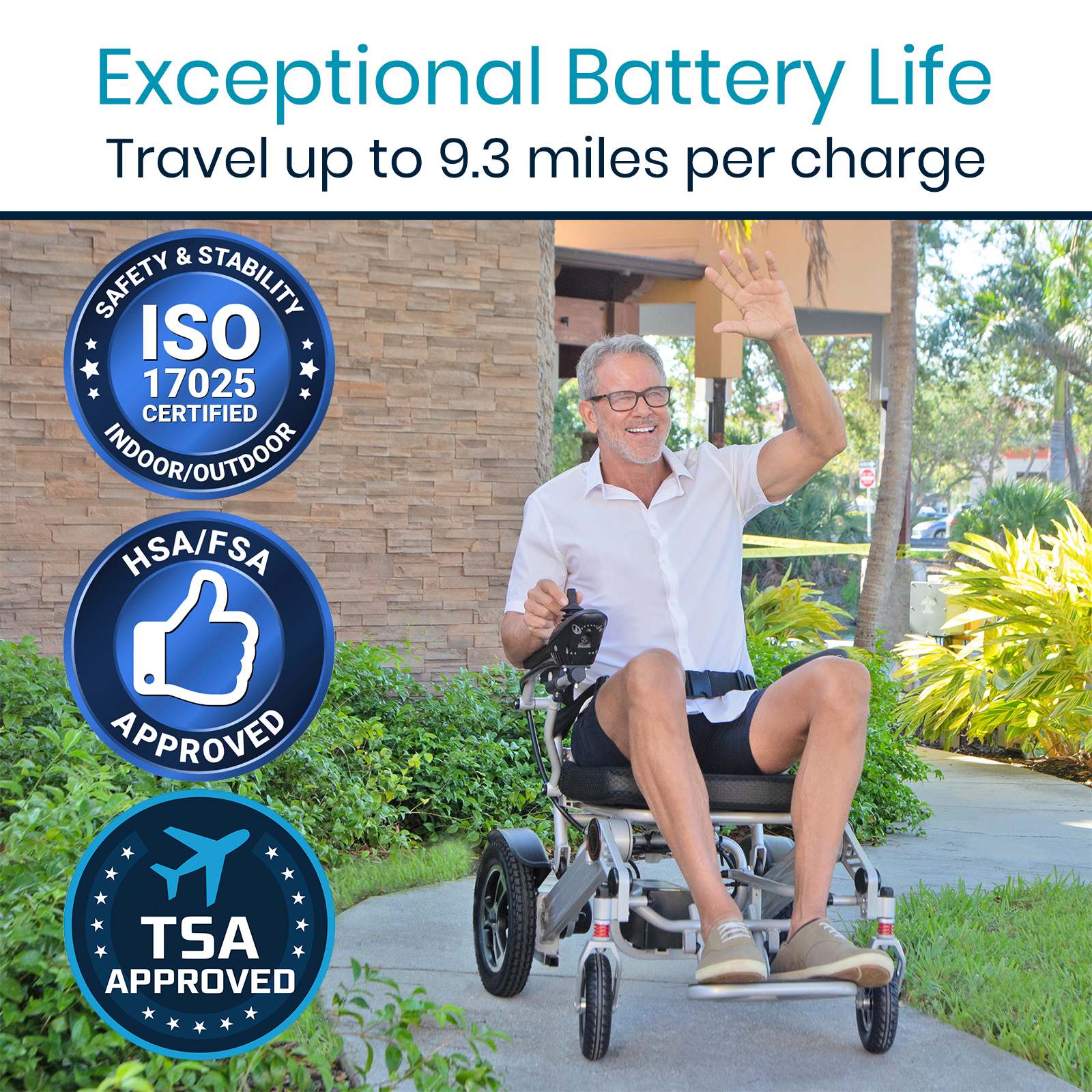 Foldable Power Wheelchair