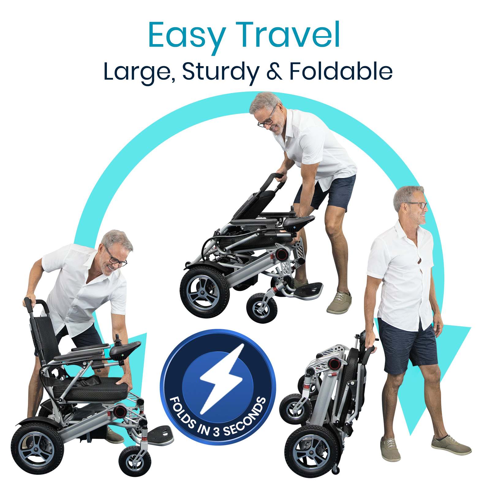 Foldable Power Wheelchair
