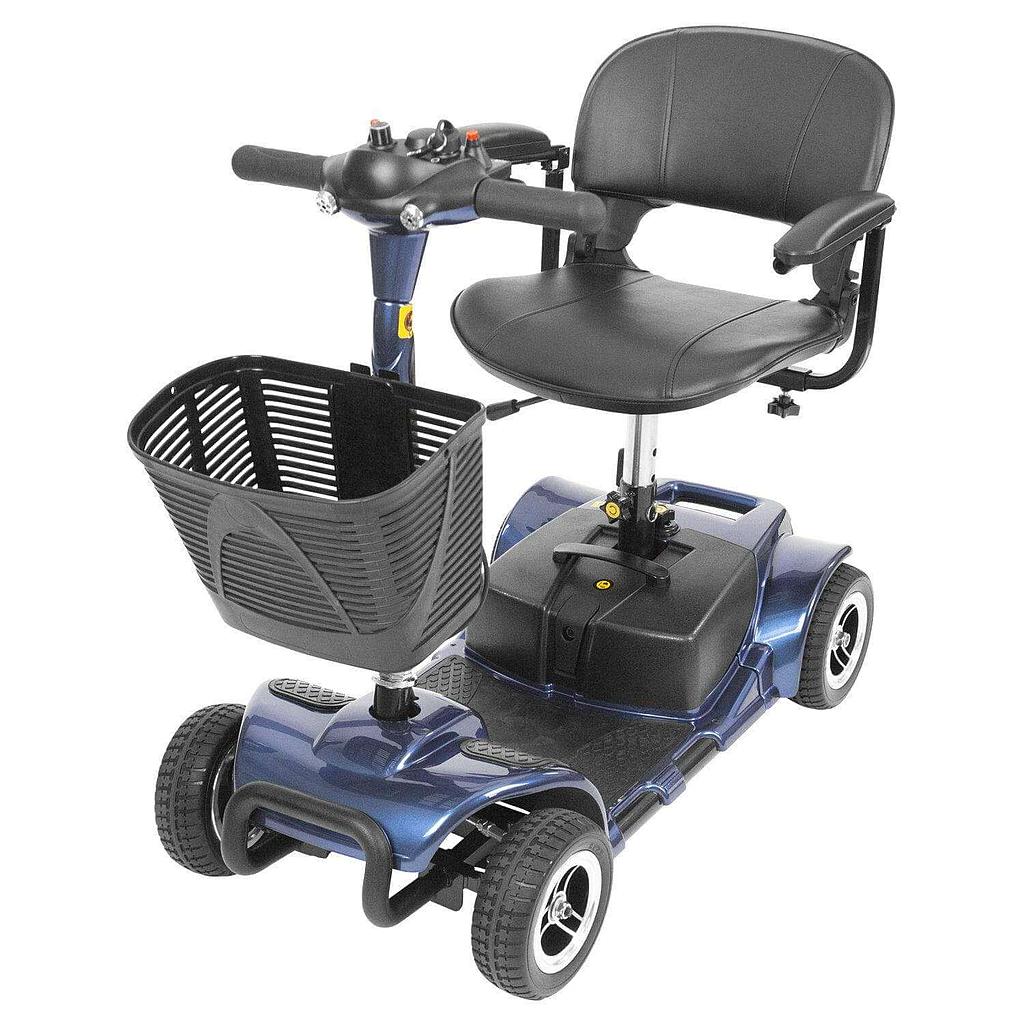 Accessible electric wheelchair parked in a home driveway near me