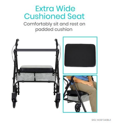 Rollator - Bariatric Heavy Duty