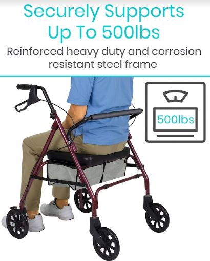 Rollator - Bariatric Heavy Duty