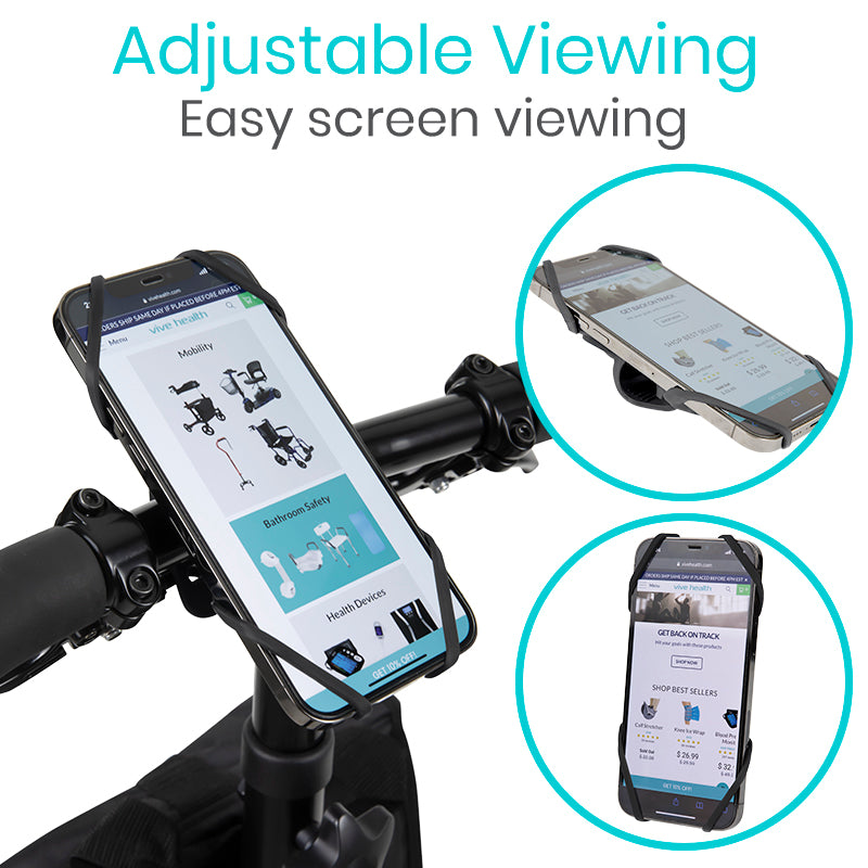 Phone Holder for Wheelchair or Scooter