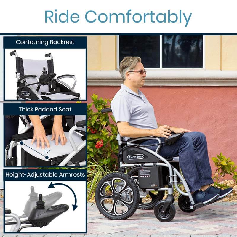 Compact Folding Power Wheelchair