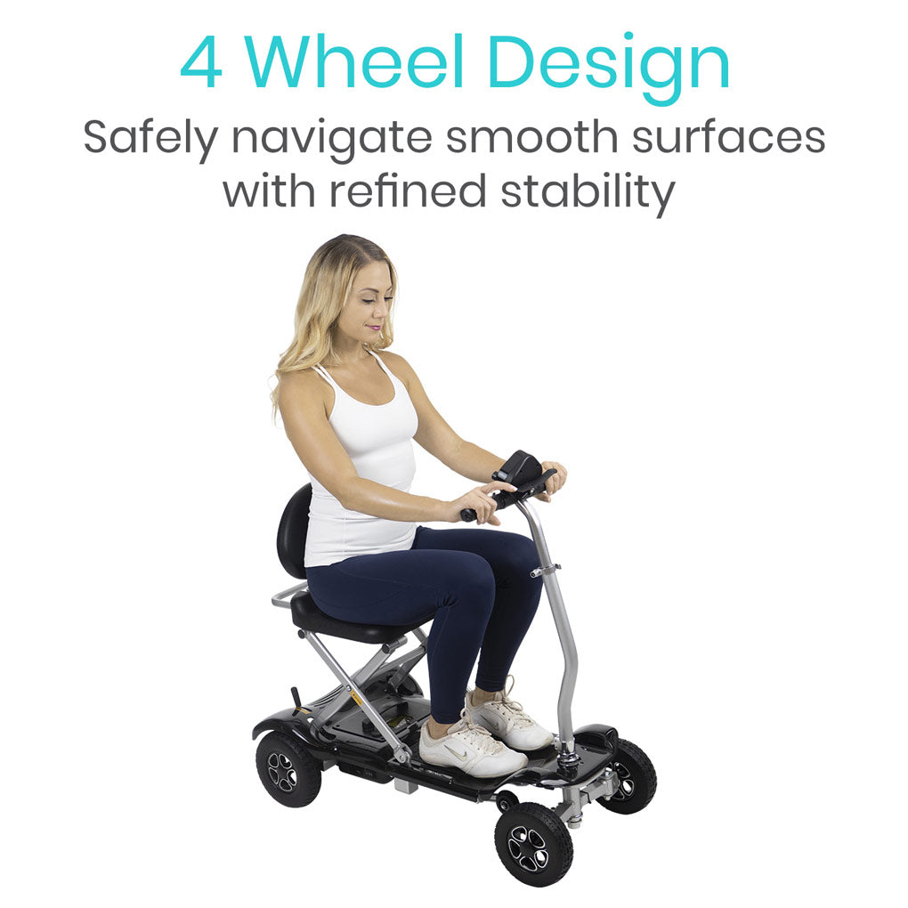 Folding Mobility Scooter (220lb Weight Capacity)