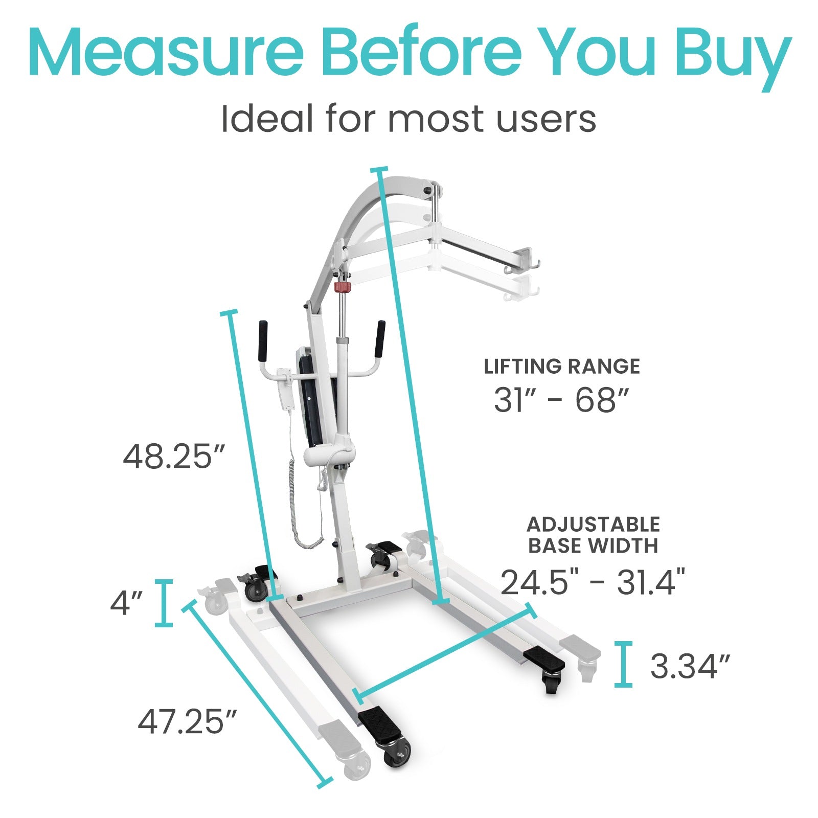 Electric Patient Lift with Sling